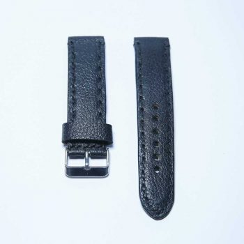 Optimized Black 22mm watch strap - 1